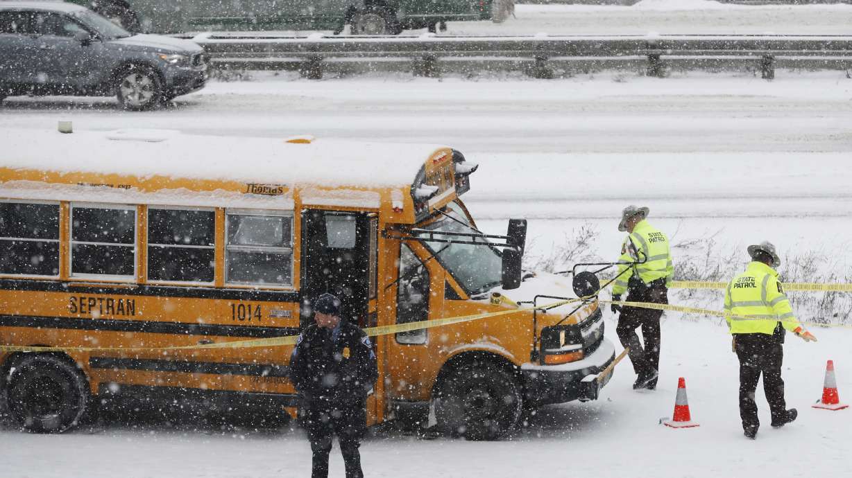 Man charged with firing on school bus, wounding driver