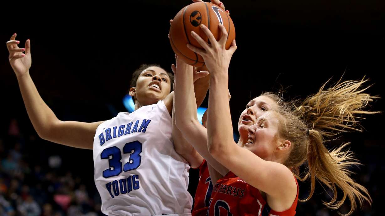 BYU women drop third-straight game with 78-75 loss to Saint Mary's