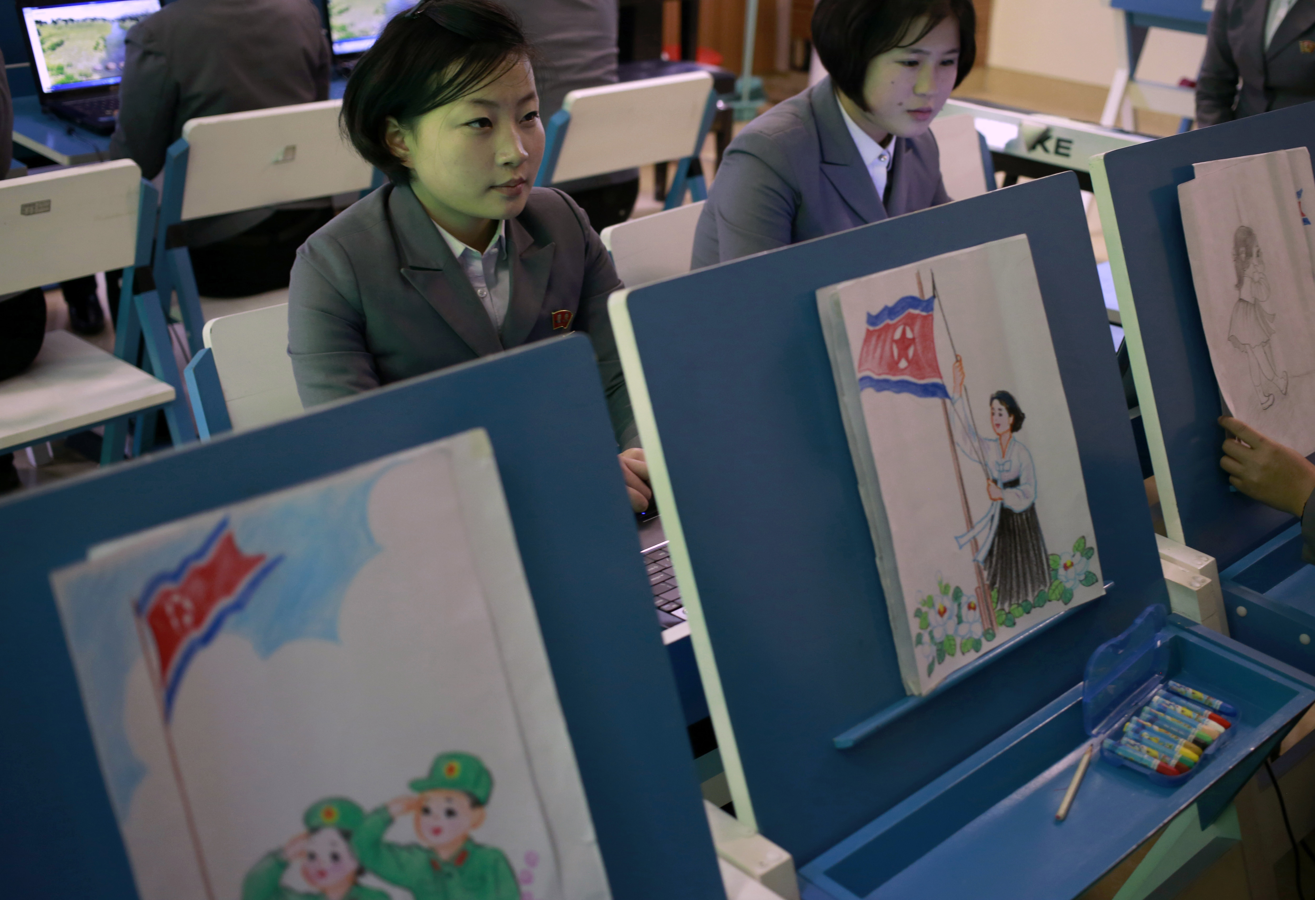 North Korea pushing flag at center of new loyalty campaign