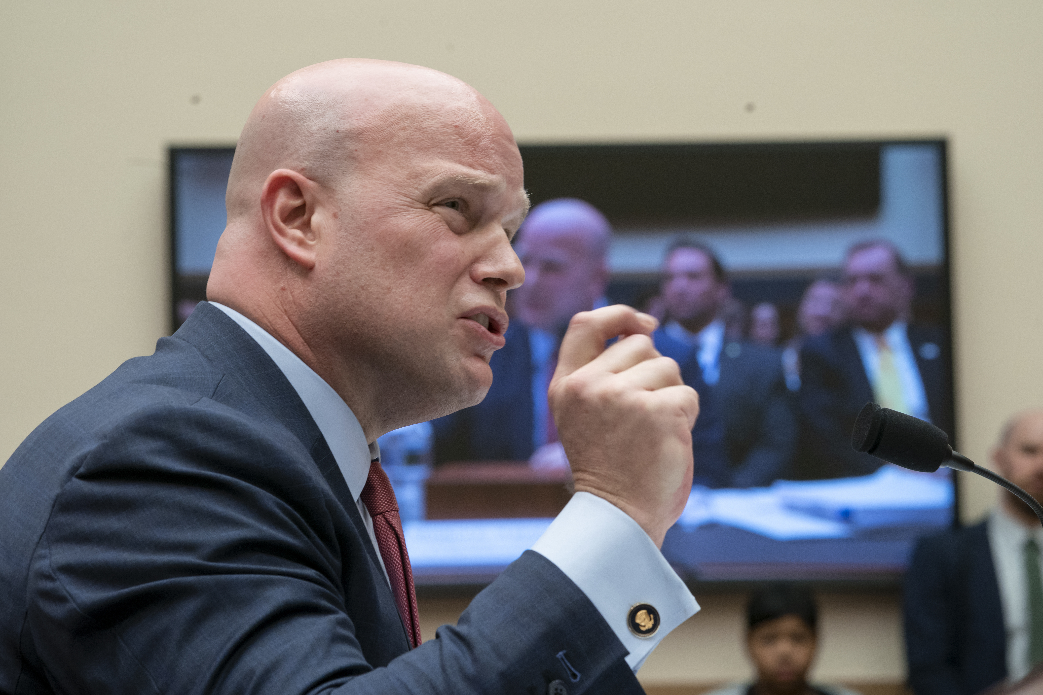 Whitaker has time on his mind under Democratic grilling