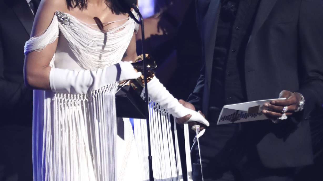 Cardi B beats the boys to win rap album honors at Grammys