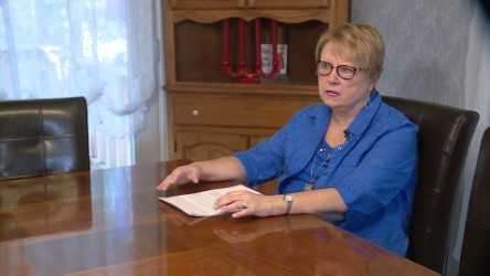 Ruth Hanzlik describes her reaction to receiving ‘sextortion’ email. Photo: KSL TV