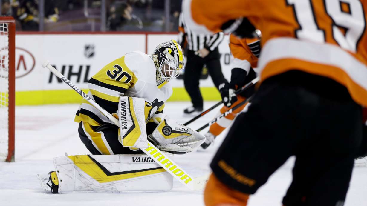 Murray, Crosby lead Penguins past Flyers 4-1