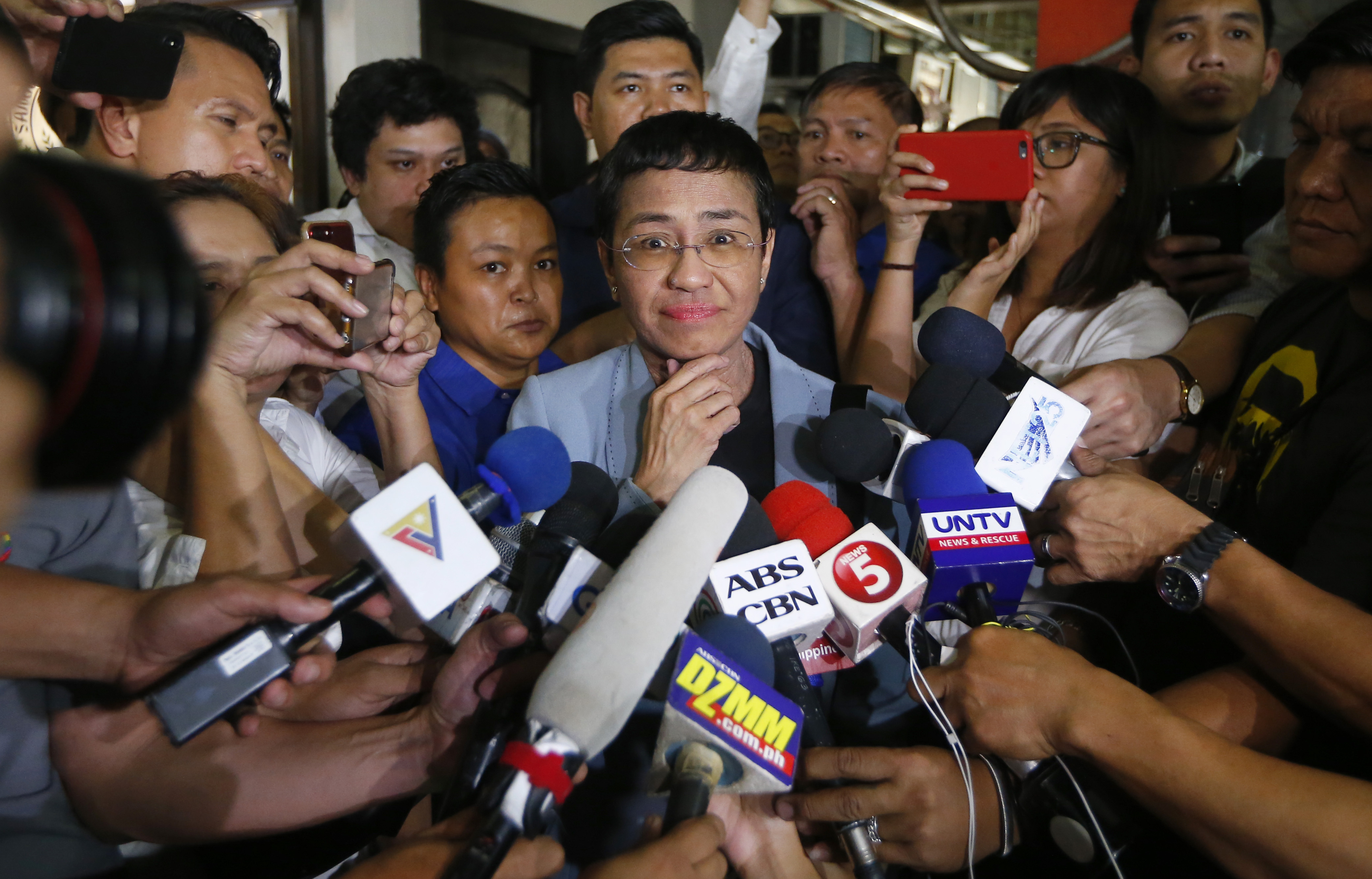 AP Interview: Philippine journalist sees threat to democracy