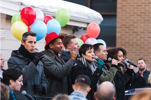The San Francisco Gay Men's Choral performs at the grand opening of the Salt Lake location of Encircle: LGBTQ+ Family & Youth Resource Center Friday, Feb. 8, 2019. (Photo: Dylan Wilkinson, Encircle)