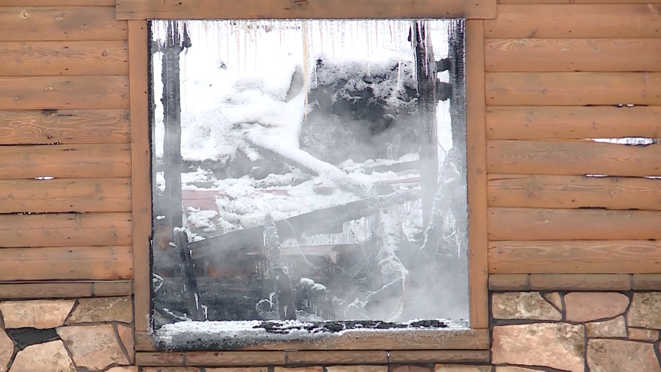 The scene on Saturday, Feb. 16, 2019, of a home explosion that occurred the night before in a gated community on Lake Pines Drive in Timber Lakes, which is just east of Heber City. (Photo: John Perry, KSL)