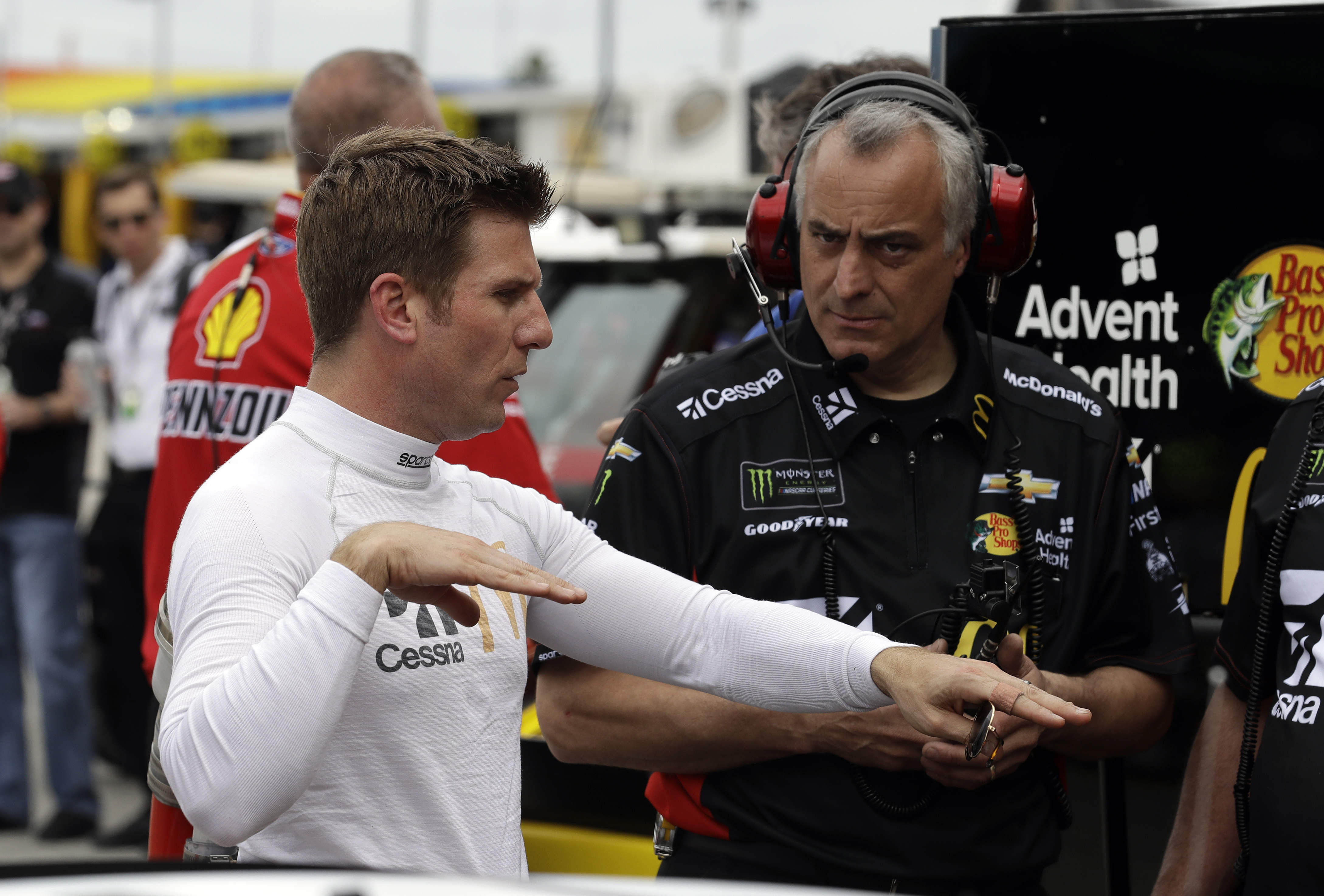 The Latest: Denny Hamlin wins 2nd Daytona 500 in 4 years