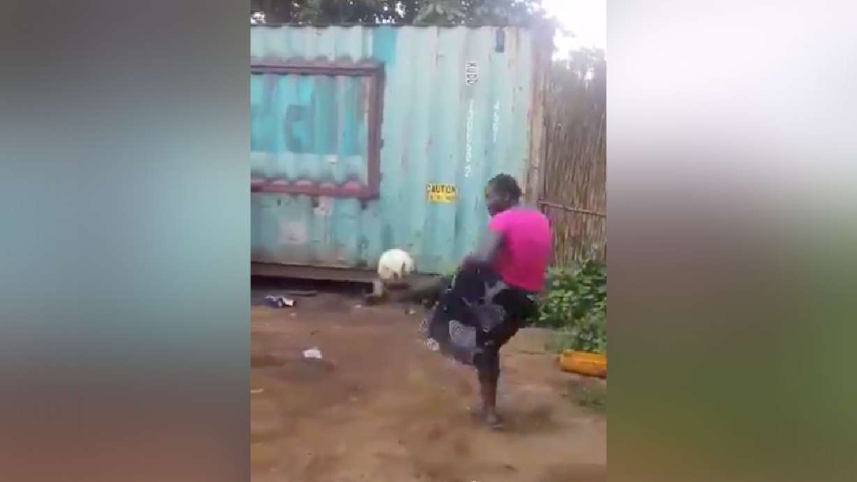 Have You Seen This? Woman displays amazing soccer ball dribbling skills