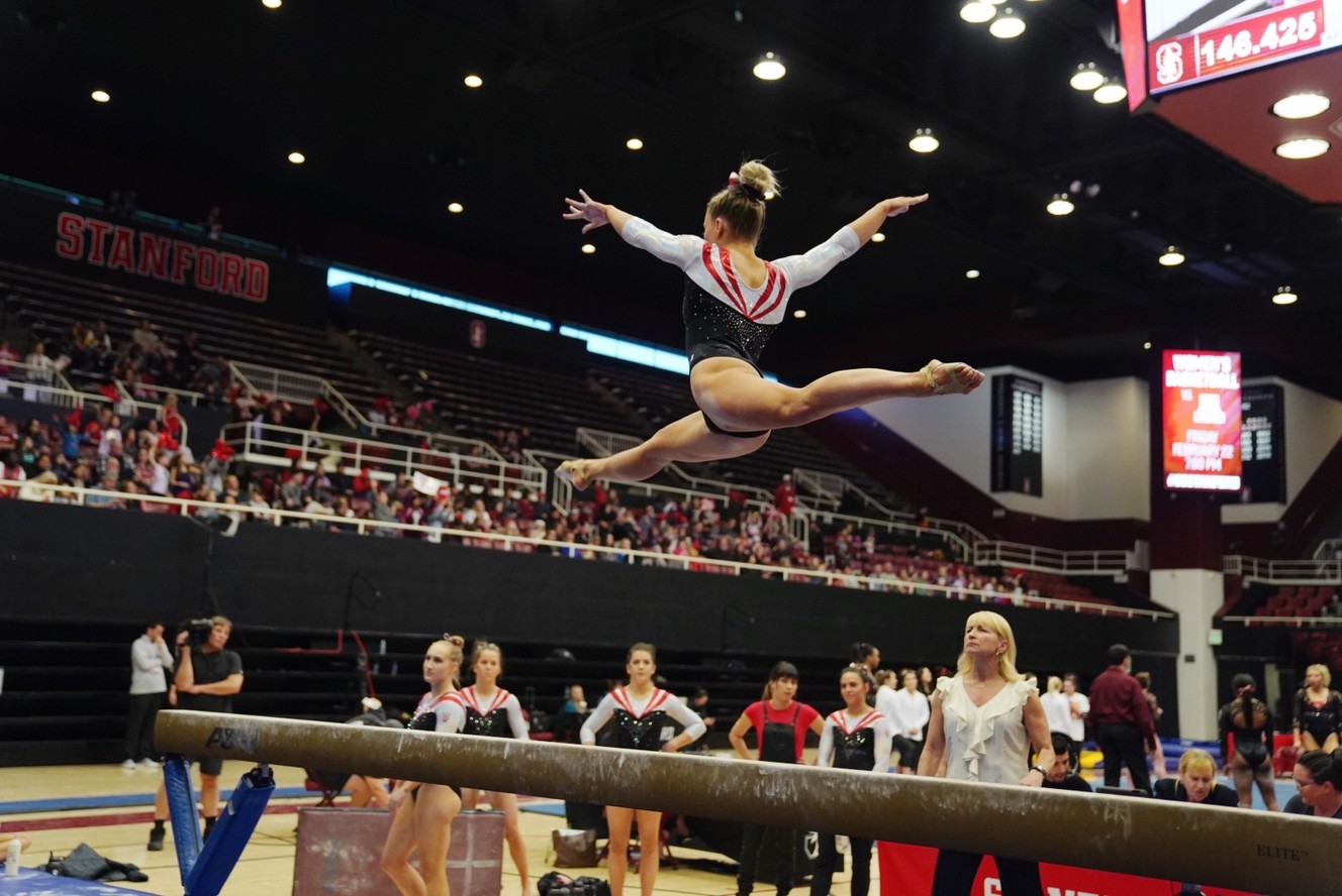 Merrell-Giles, Skinner lead Utah gymnastics to 197.125-195.80 win at Stanford