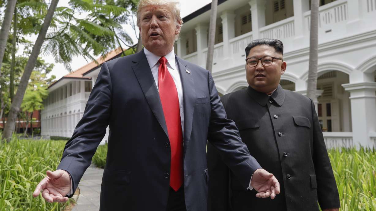 AP Photos: Looking back at historic first Trump-Kim summit