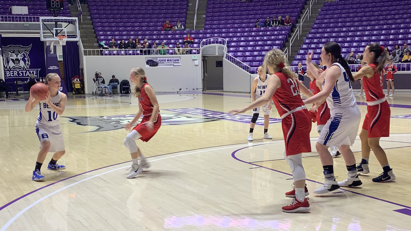 Beaver and Altamont during the quarterfinal round of state playoffs in Ogden on Thursday, Feb. 21, 2019. (Photo: Paul Swenson, KSL.com)