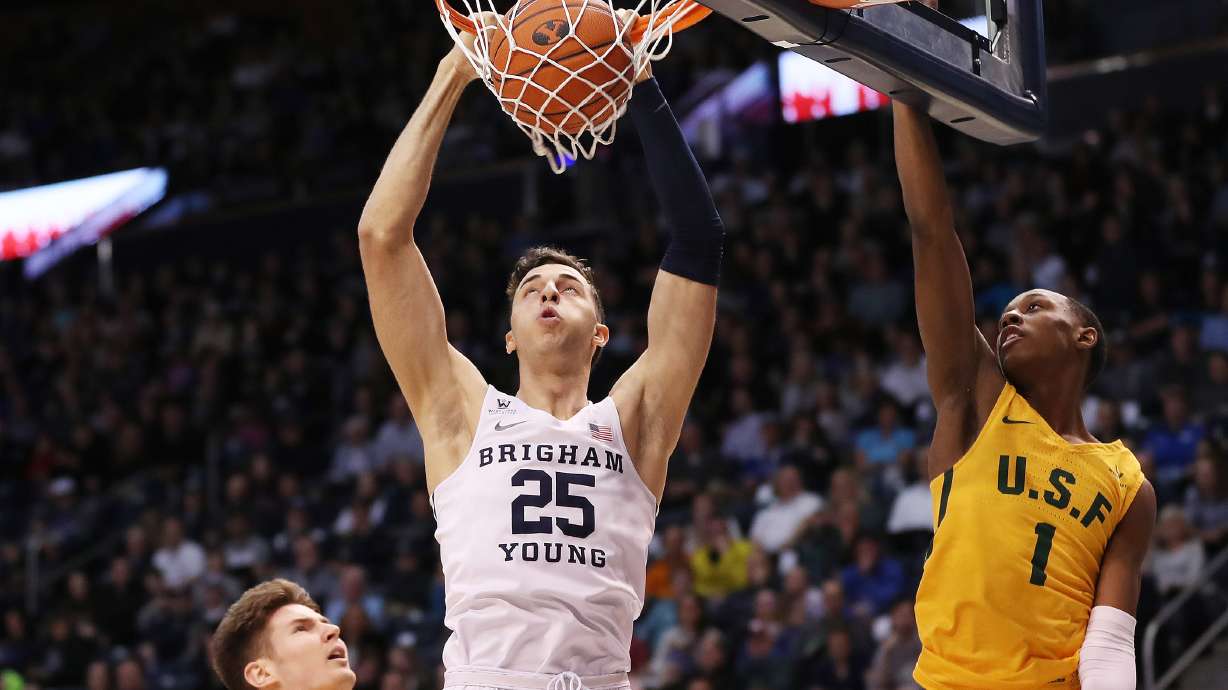 BYU forward Gavin Baxter sidelined with shoulder injury