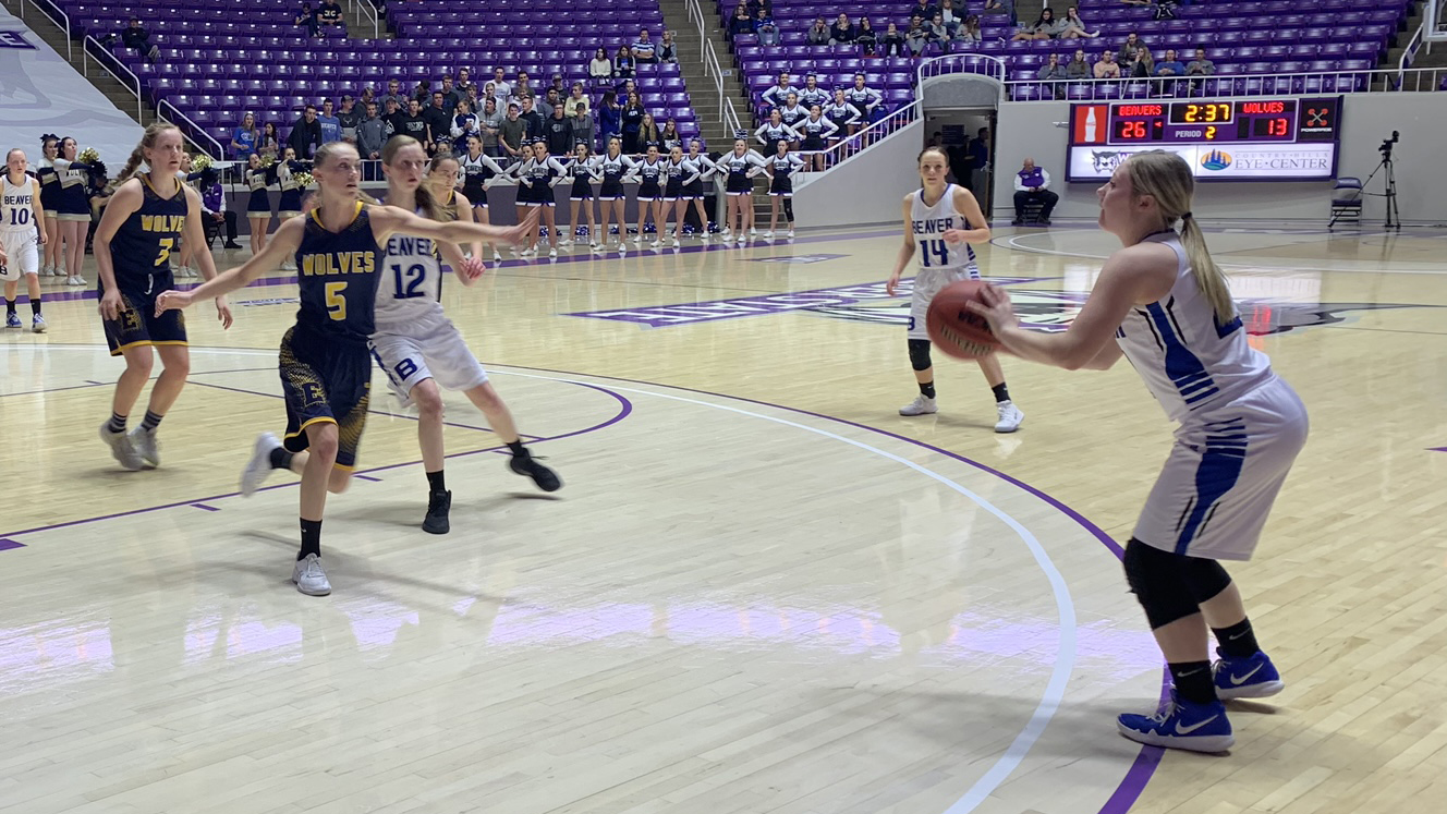 Beaver and Enterprise during the semifinal round of state playoffs in Ogden on Friday, Feb. 22, 2019. (Photo: Paul Swenson, KSL.com)
