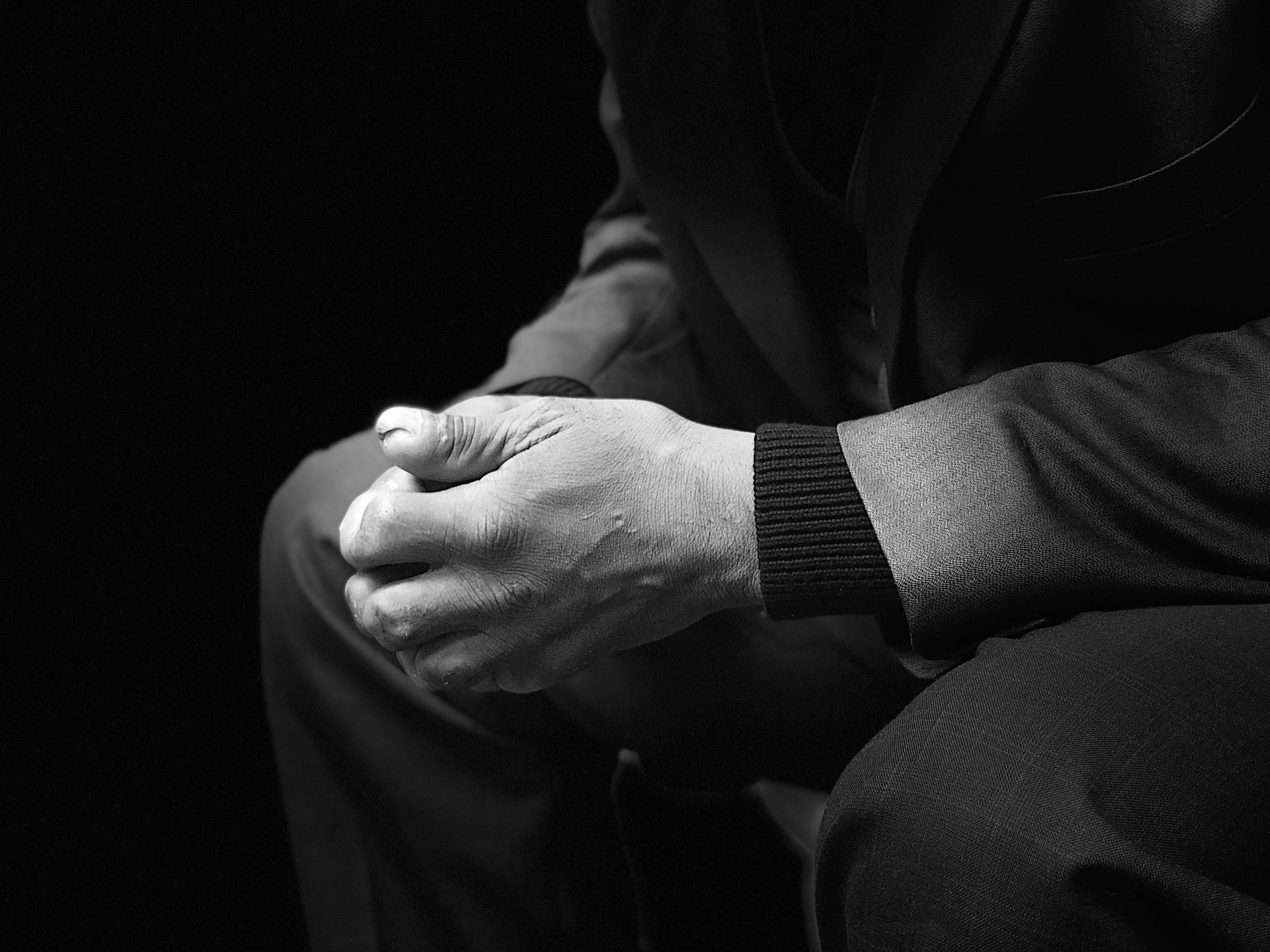 Terry lost his fingers to frostbite after spending a night on the cold streets last winter. (Photo: Liesl Nielsen, KSL.com)