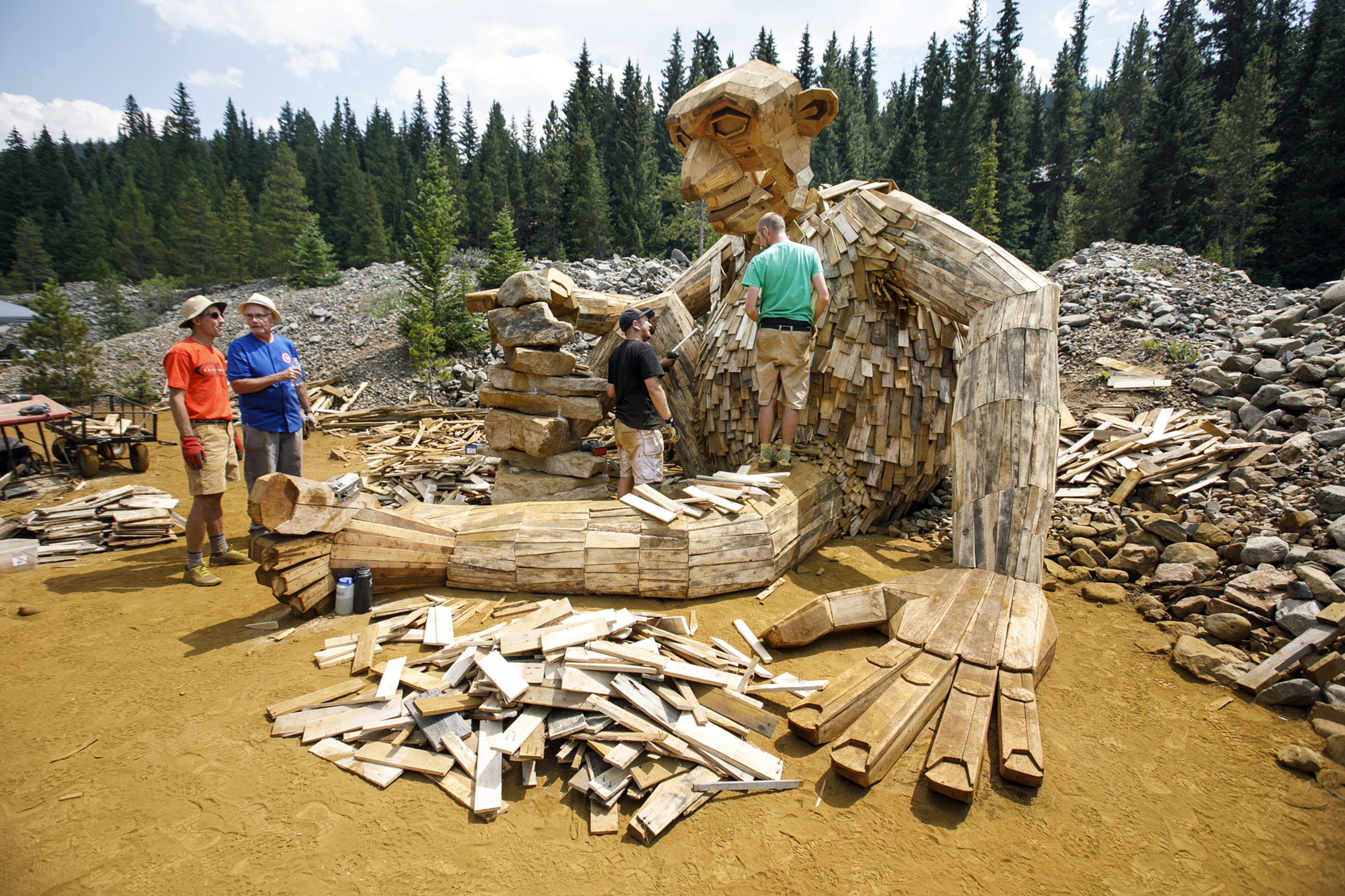 Giant wooden troll is returning to Colorado ski town