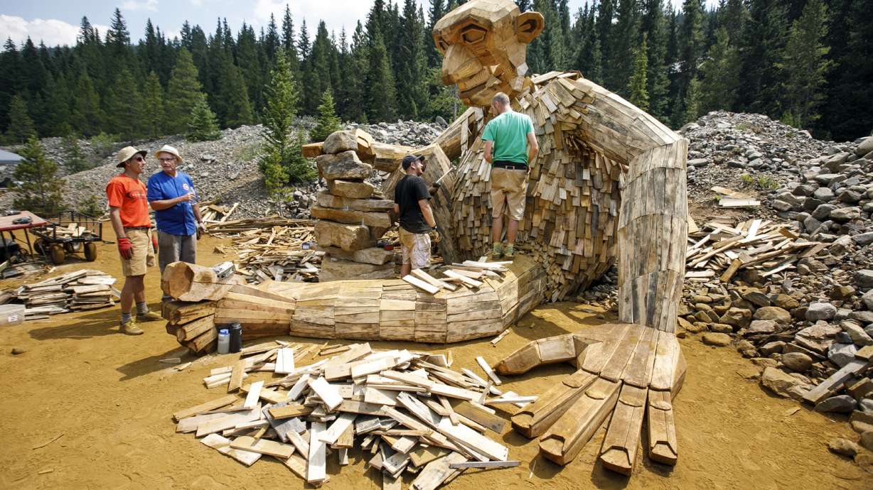 Giant wooden troll is returning to Colorado ski town