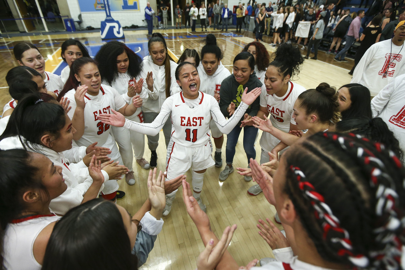 Satini, East girls hoops fend off Corner Canyon's D-I duo to repeat as 5A champs