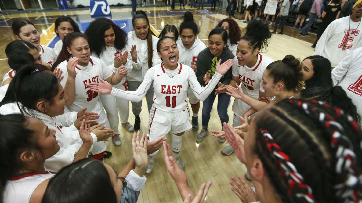 Satini, East girls hoops fend off Corner Canyon's D-I duo to repeat as 5A champs