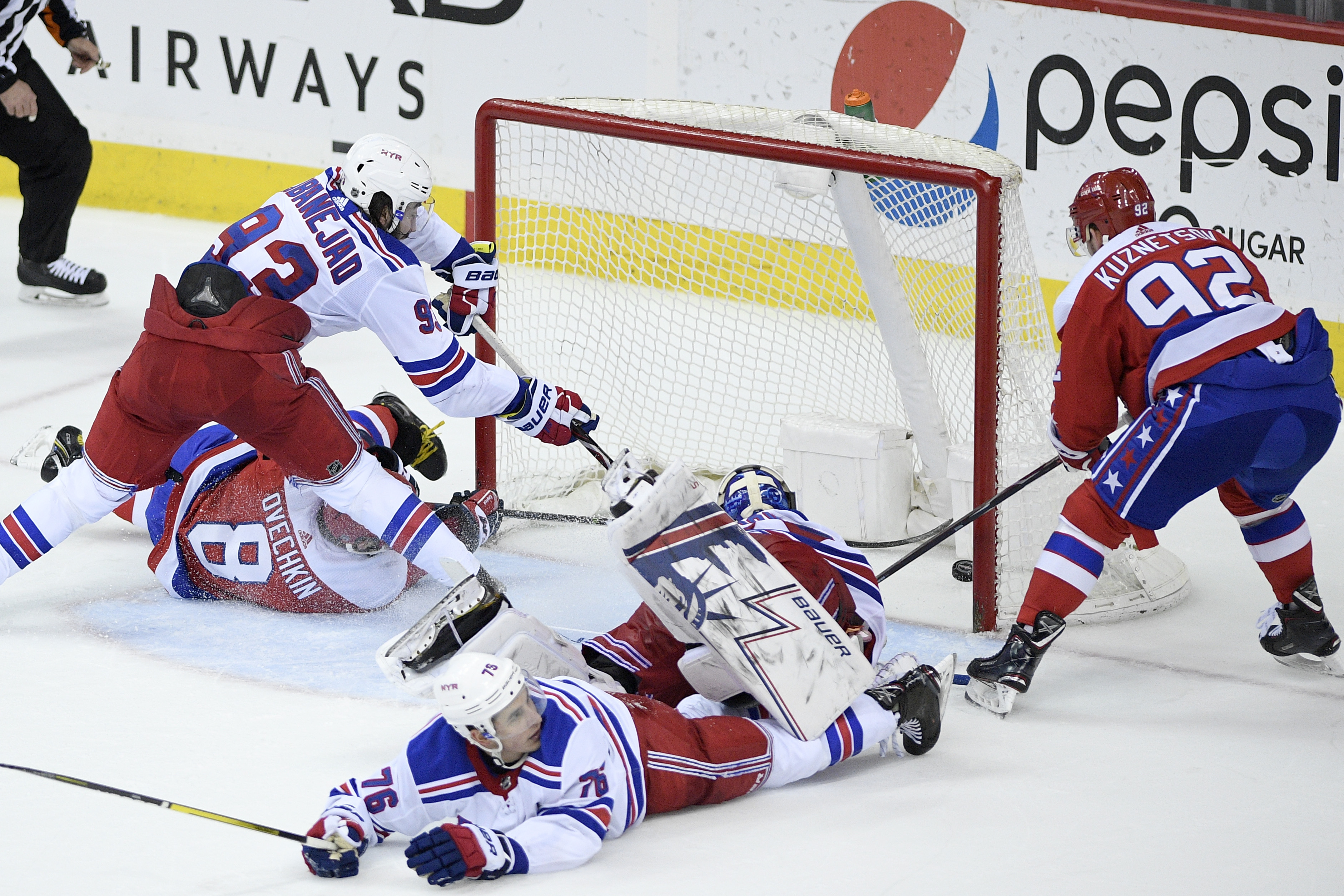 Kuznetsov's overtime winner lifts Caps over Rangers, 6-5
