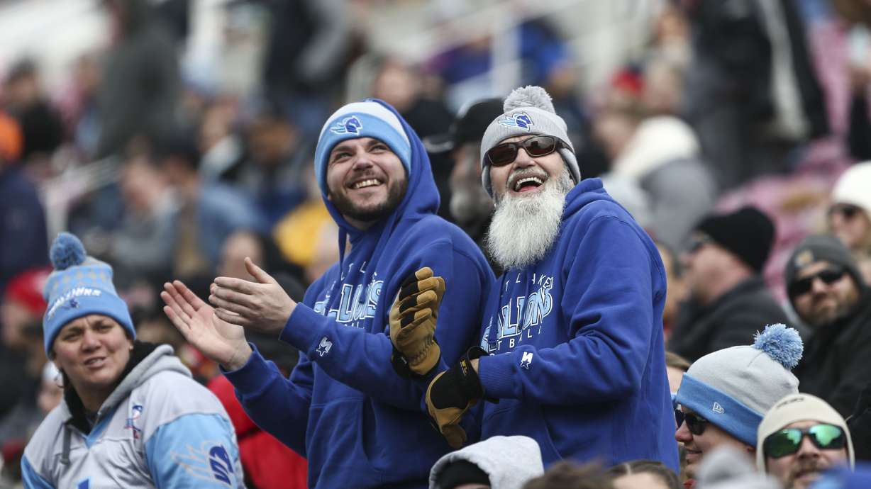 The tailgate without a game: Stallions fans gather for one final weekend of pro football in Salt Lake
