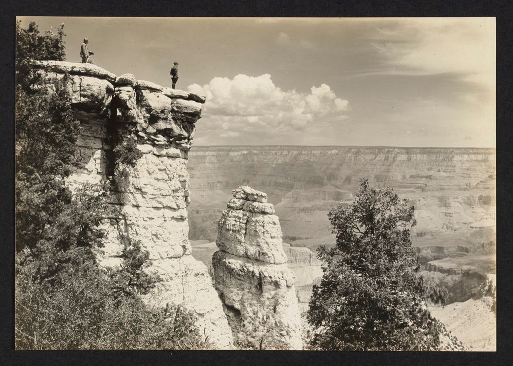 A view from Grandview Point on the South Rim in 1930. (Photo: National Park Service)