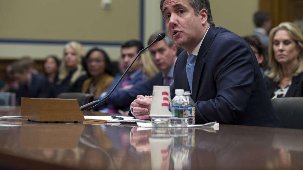 Cohen says Trump behaved 'much like a mobster would do'