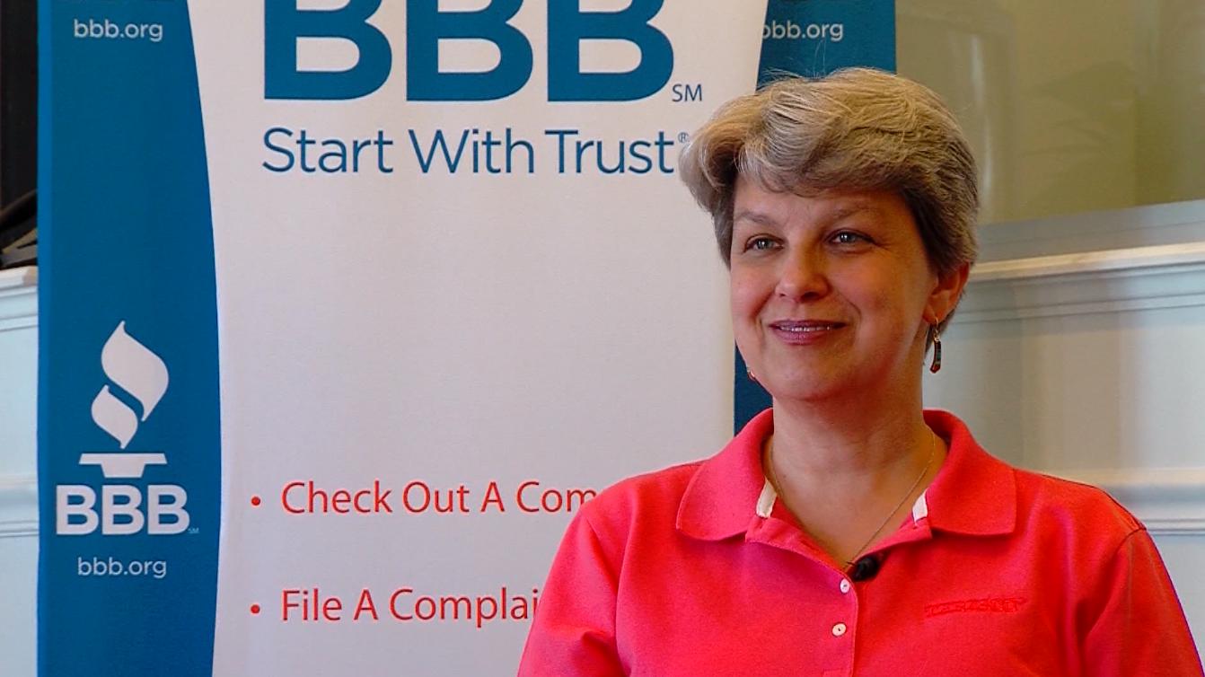 In this file photo, Jane Driggs, president of the Better Business Bureau of Utah, speaks with the media on May 16, 2014. (Photo: Mike DeBernardo, KSL TV, File)