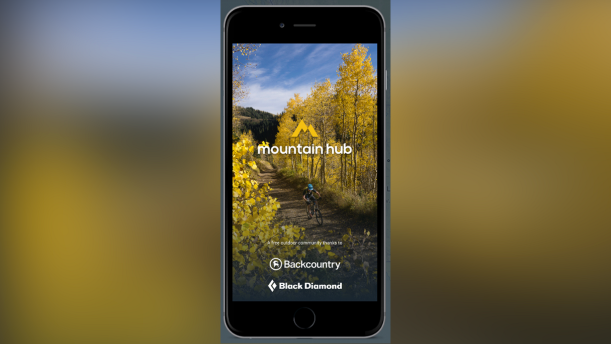 Mountain Hub app; Courtesy of Mountain Hub