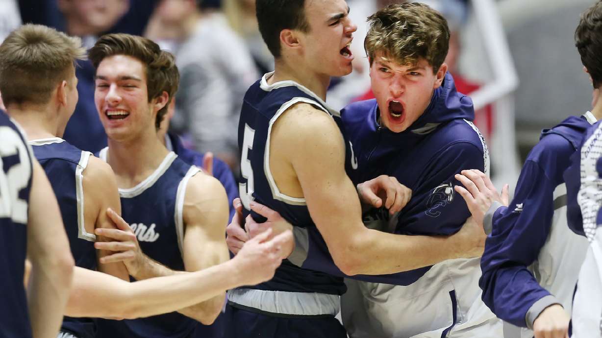 Corner Canyon bigs bully reigning 5A champion Olympus en route to 77-69 semifinal win