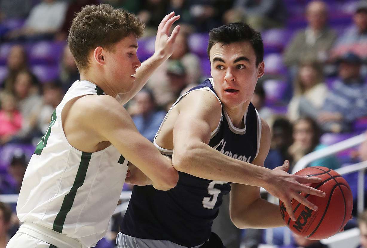 Olympus and Corner Canyon play in 5A semifinal basketball action at Weber State's Dee Events Center in Ogden on Friday, March 1, 2019. (Photo: Scott G Winterton, KSL)