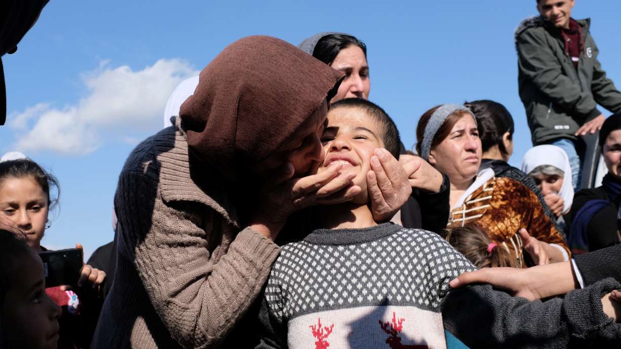 Former Yazidi captives of IS reunite with families in Iraq