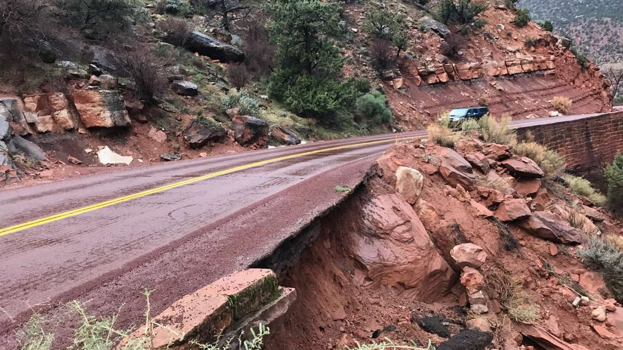 Zion to reopen some of scenic highway after clearing damage from heavy precipitation
