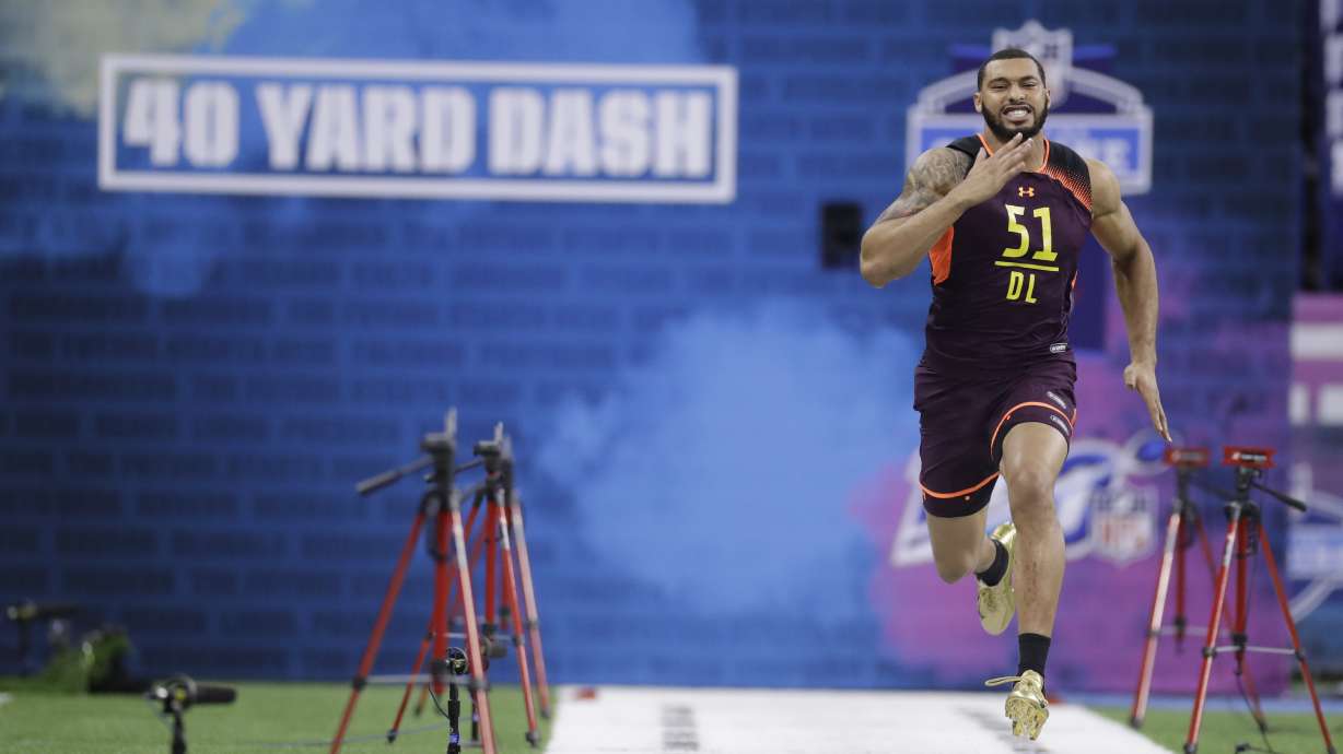 Montez Sweat set big-man record for 40-yard dash
