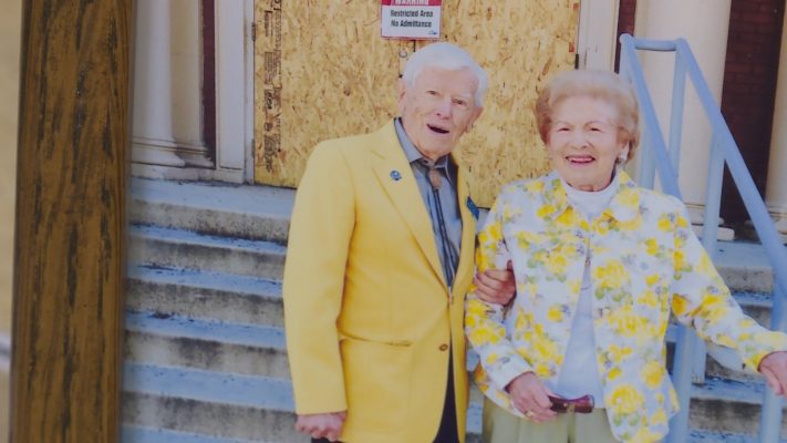 Bruce Parsons and Sylvia Albertson at one of their many class reunions. Photo: KSL TV