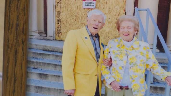 Bruce Parsons and Sylvia Albertson at one of their many class reunions. Photo: KSL TV