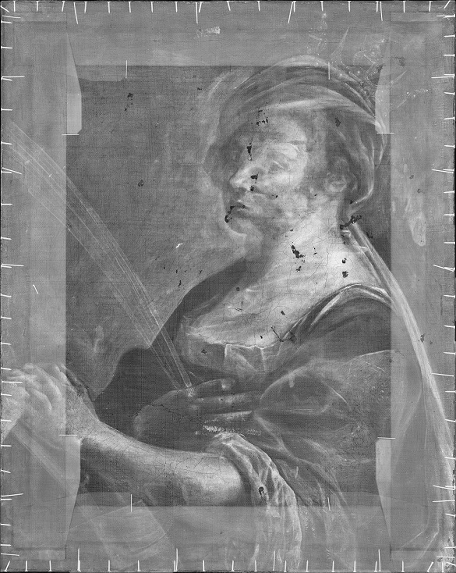 Italy: X-ray shows self-portrait under Gentileschi painting