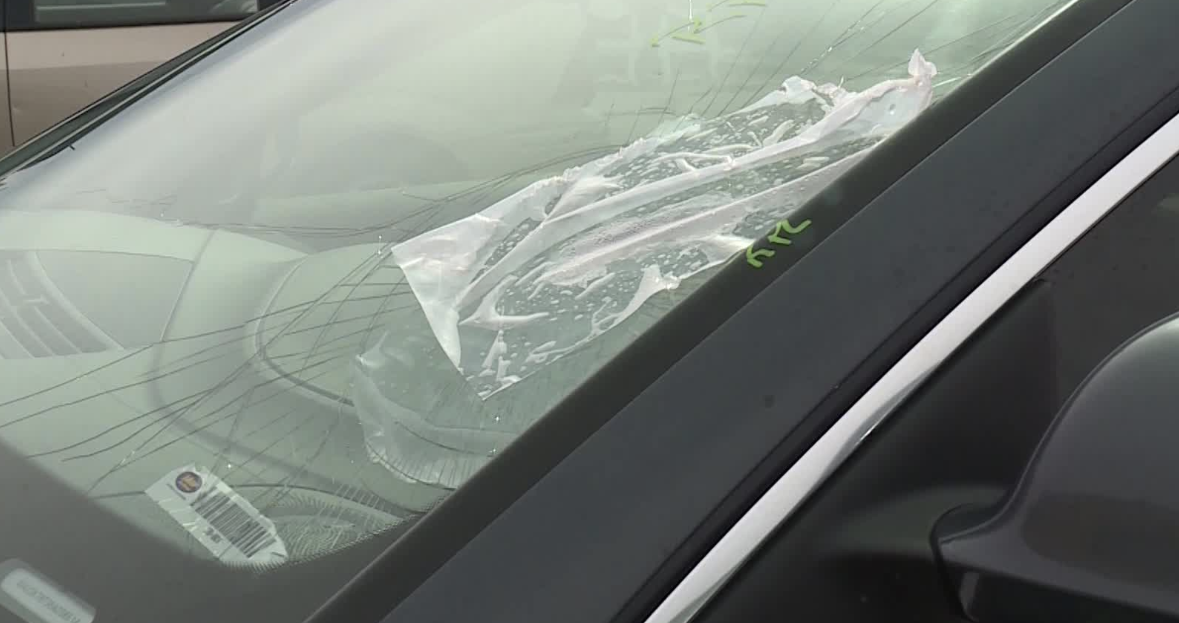 Vineyard woman 'lucky to be alive' after crowbar smashes into windshield on I-15