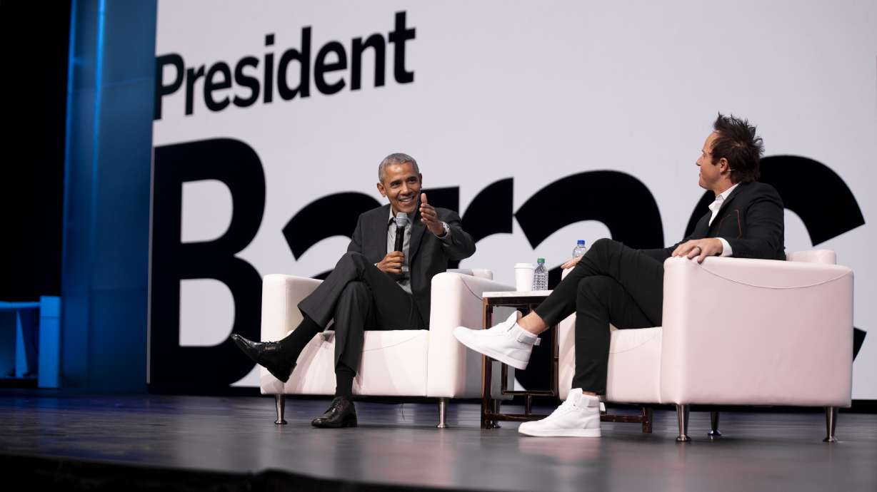 ‘No drama Obama’ in Utah: Former president talks about keeping cool during ‘polarized’ time