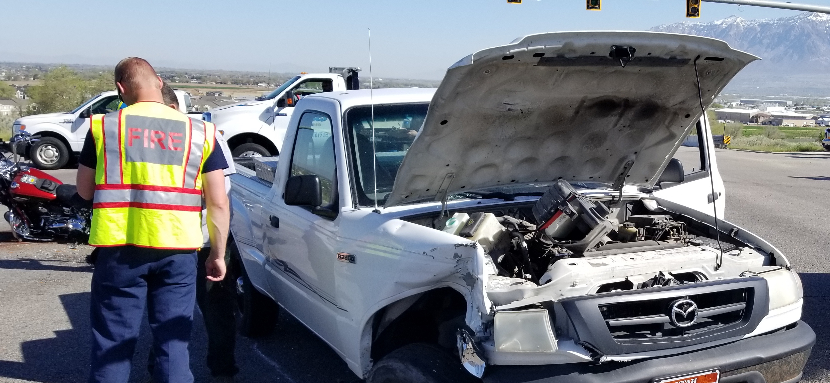 The scene of the accident; Courtesy of Heather McCollor