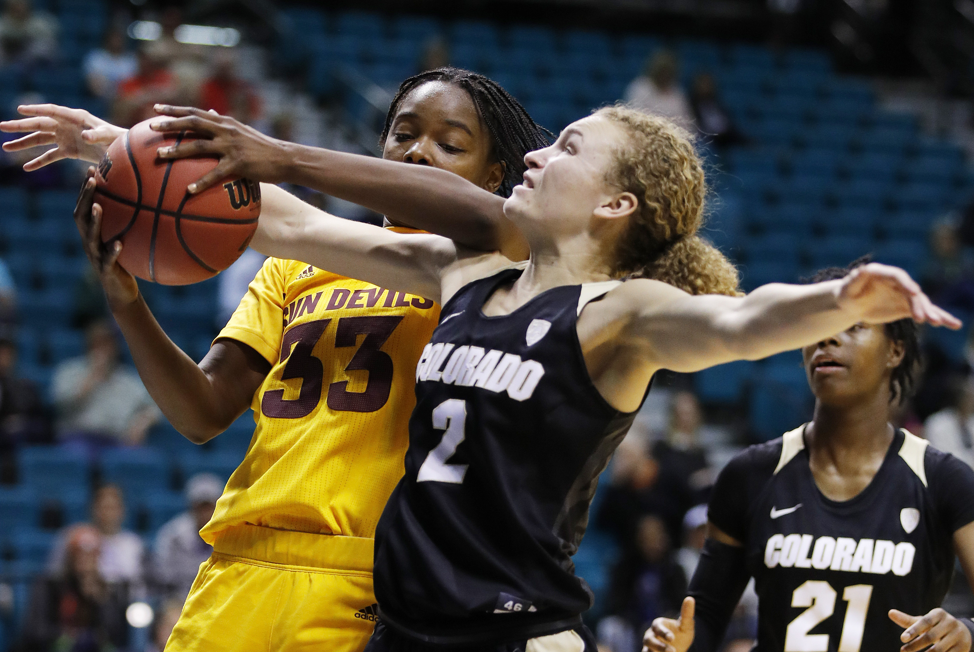 Ekmark leads No. 20 Arizona State women over Colorado 66-49
