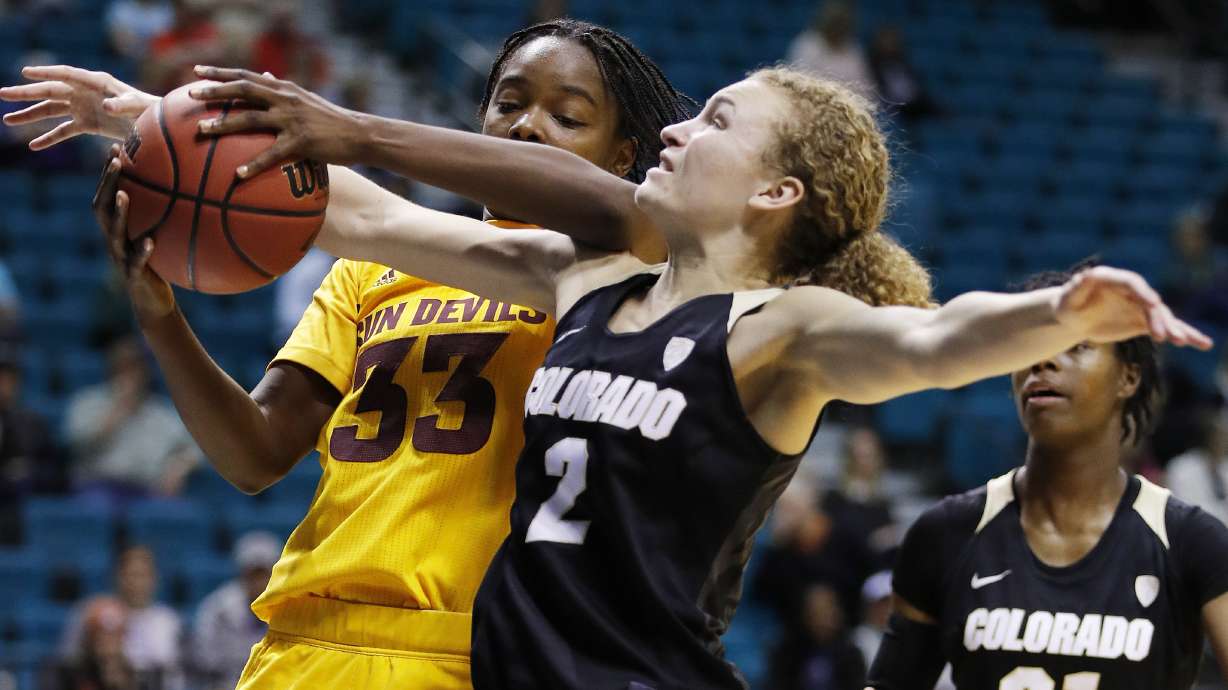 Ekmark leads No. 20 Arizona State women over Colorado 66-49