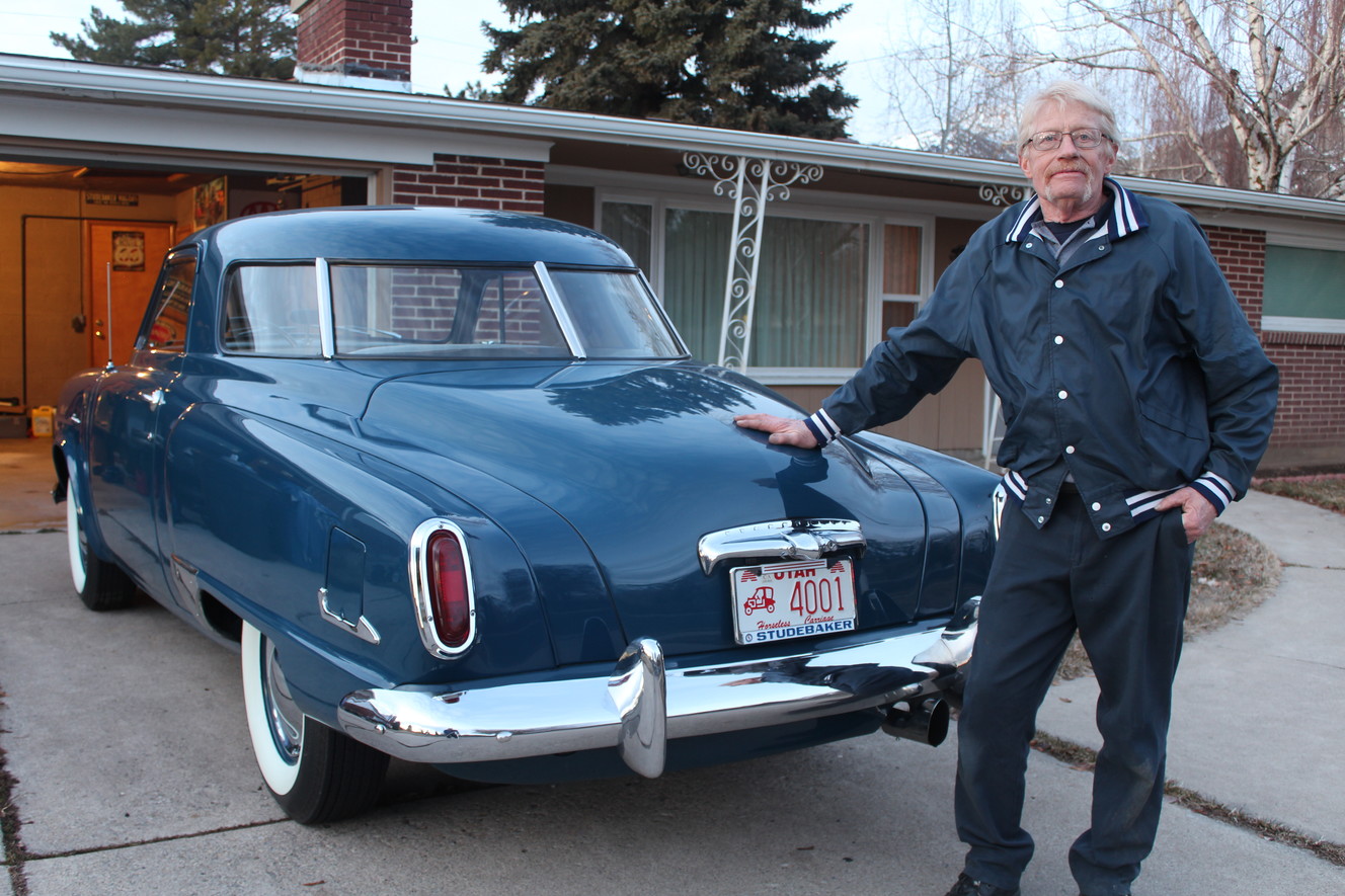 Logan man turns heads when driving his 1950 Studebaker Champion Starlight Coupe