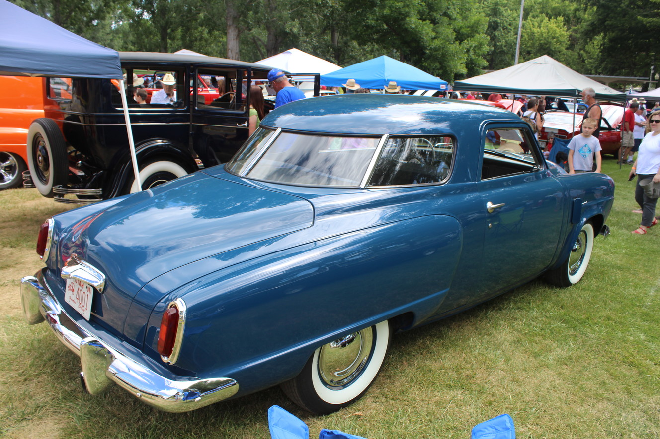 Mike Cazier's 1950 Studebaker Champion stands out from the crowd at the 2018 Cache Valley Cruise-In. (Photo: Brian Champagne)