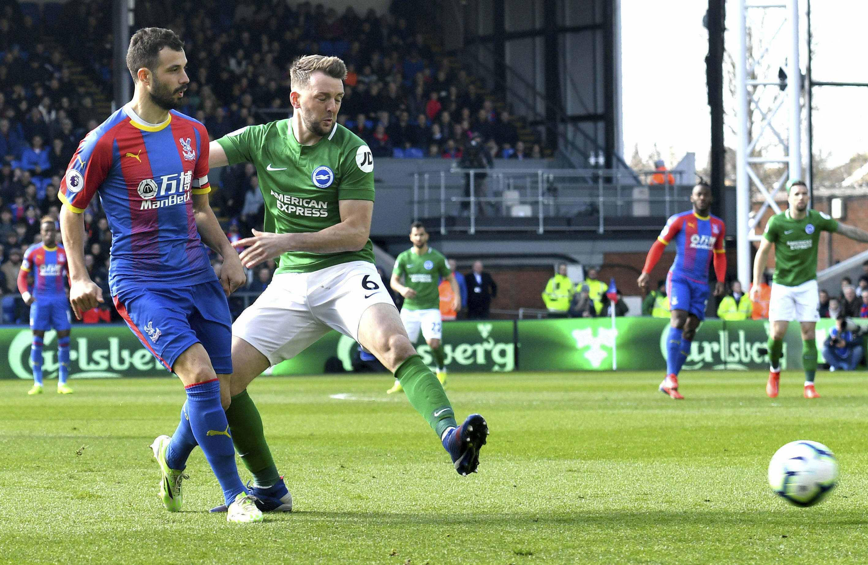 Brighton beats rival Crystal Palace 2-1 in Premier League