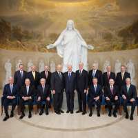 Latter-day Saint church leaders celebrate Rome temple dedication with historic photo