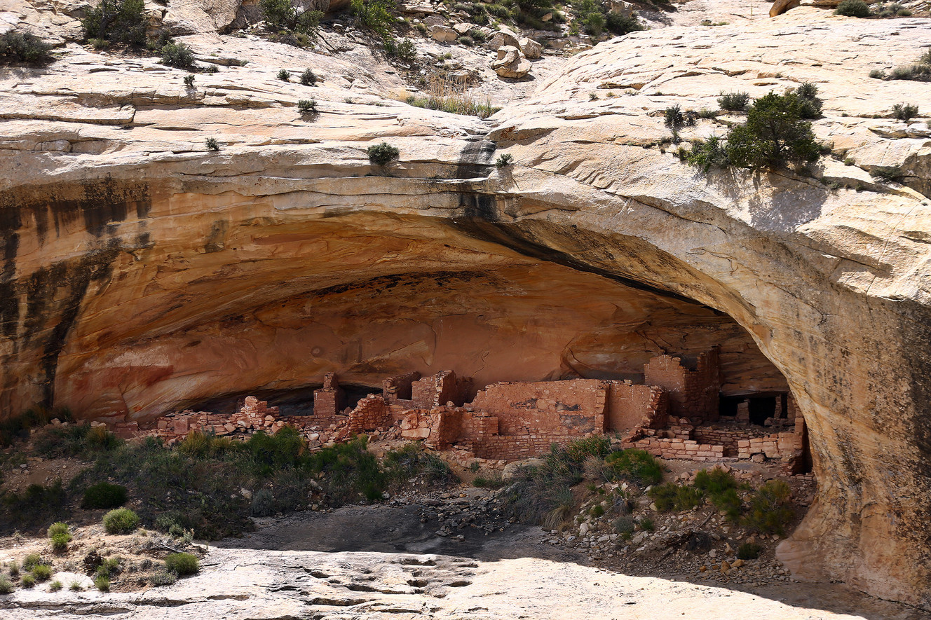Ruins in an overlook in the Butler Wash area of the Bears Ears National Monument are pictured on Monday, May 8, 2017. (Photo: Scott G Winterton, KSL)