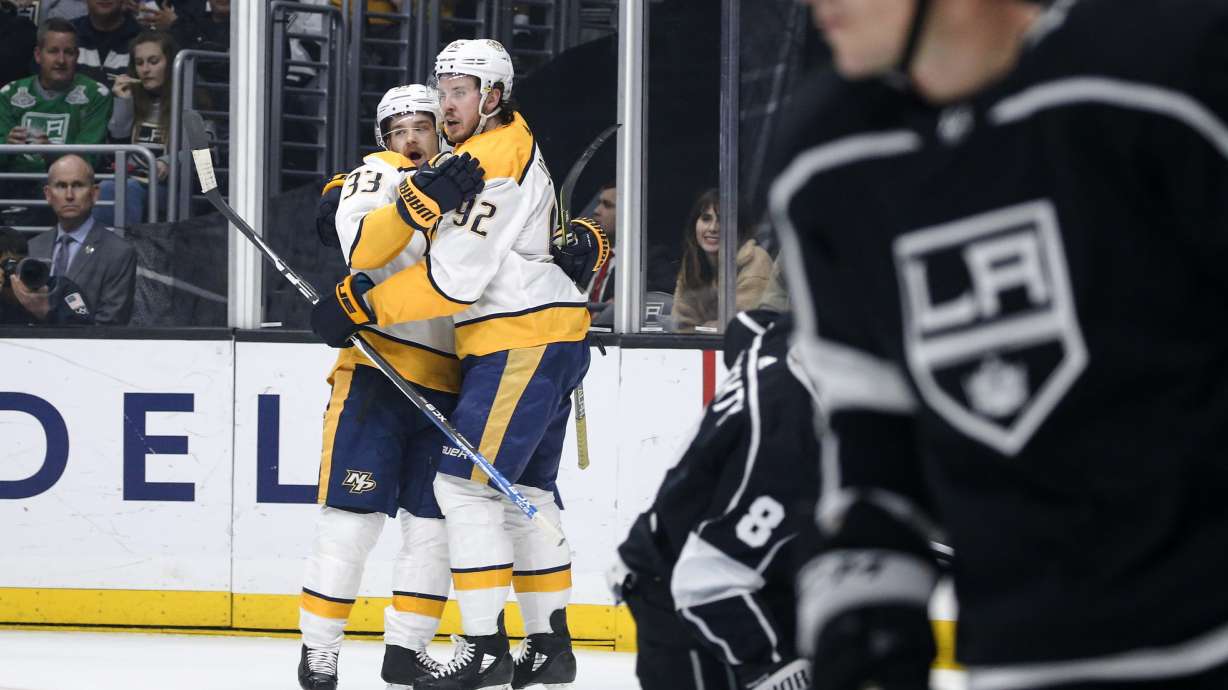 Predators keep pace in Central race with 3-1 win over Kings