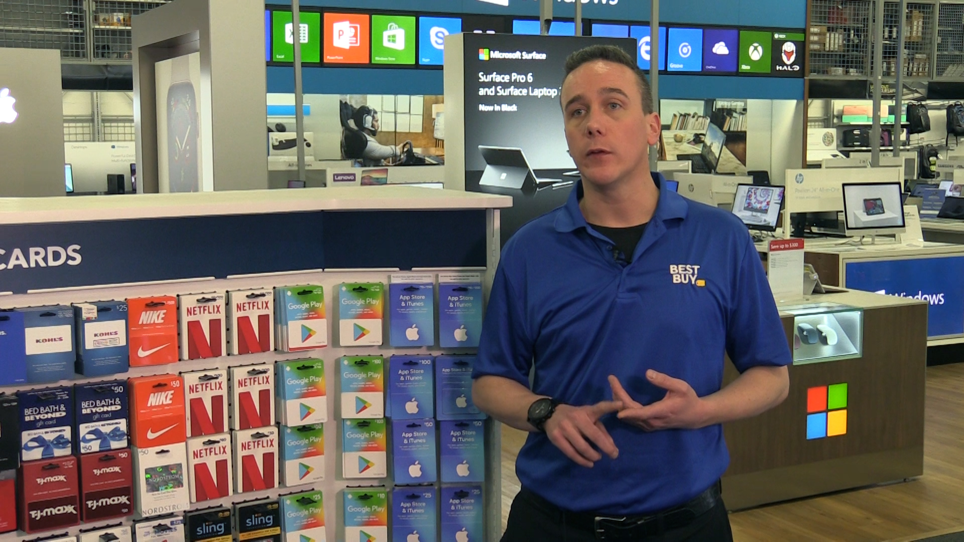 Best Buy store manager Kevin Fry explains red flags that his employees use to spot potential victims. Photo: KSL TV