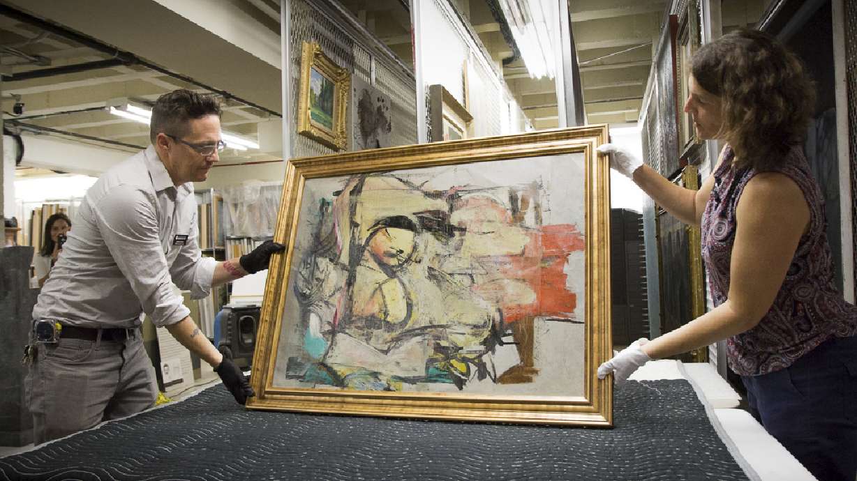 Recovered de Kooning painting back in the spotlight