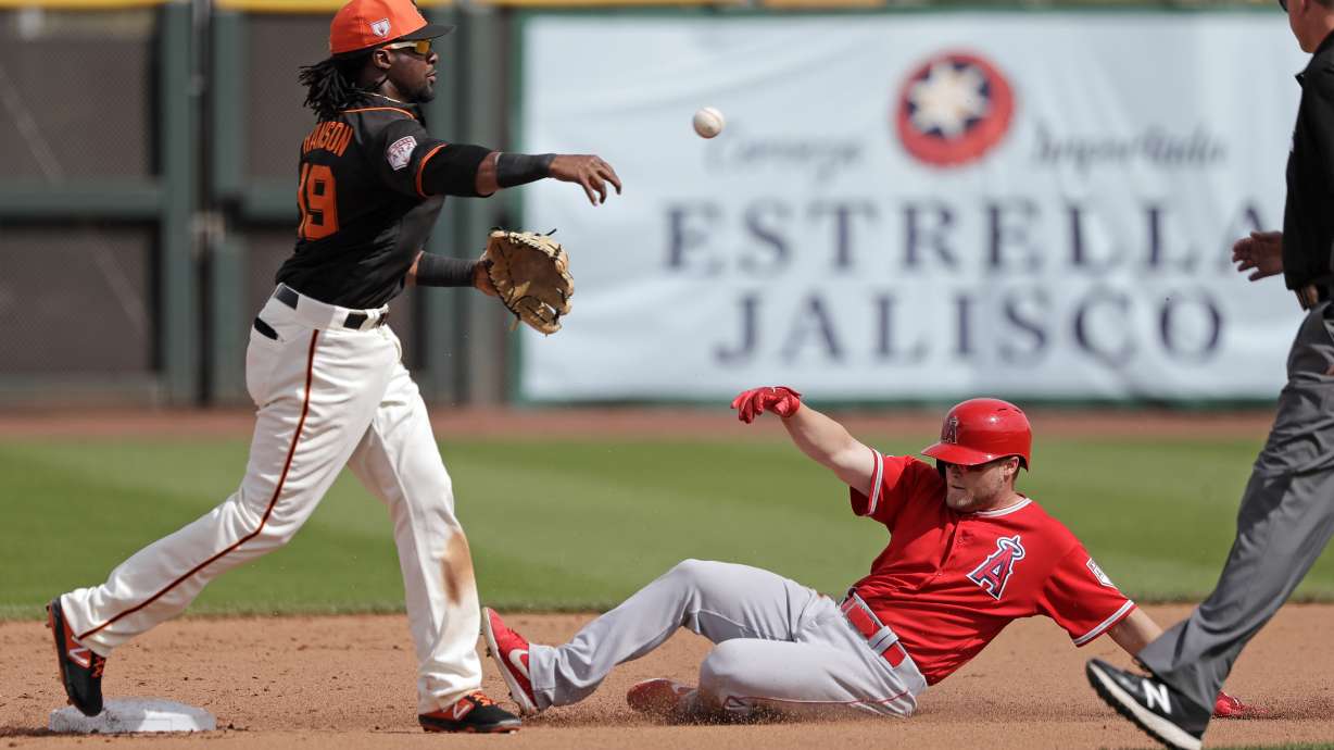 Who's on second? Surprised Giants, Angels found out in 9th